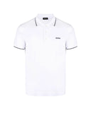 Tricou Zegna, Guler Polo, Alb