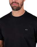 Tricou PAUL&SHARK, logo T-shirt, Black