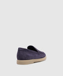 Loafers STEFANO RICCI, Suede, Logo Patch, Purple