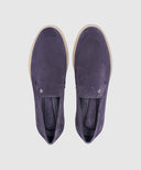 Loafers STEFANO RICCI, Suede, Logo Patch, Purple