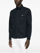 Camasa Zegna, Gabardine Weave, Navy Blue