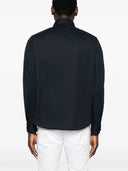 Camasa Zegna, Gabardine Weave, Navy Blue
