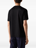 Tricou ZEGNA, piqué cotton T-shirt Negru