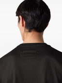 Tricou ZEGNA, piqué cotton T-shirt Negru