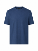 Tricou ZEGNA, piqué cotton T-shirt Albastru