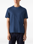 Tricou ZEGNA, piqué cotton T-shirt Albastru