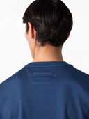 Tricou ZEGNA, piqué cotton T-shirt Albastru