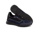 Sneakers STEFANO RICCI, Logo Insert, Elegant Design, Blue