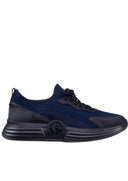 Sneakers STEFANO RICCI, Suede, Running Design, Navy Blue