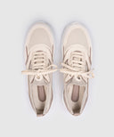 Sneakers STEFANO RICCI, Suede, Running Design, Beige