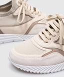 Sneakers STEFANO RICCI, Suede, Running Design, Beige
