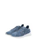 Sneakers STEFANO RICCI, Suede, Logo Accessory, Blue