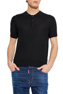 Tricou DSQUARED2, Wool Jersey Stitch, Black