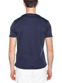 Tricou ELEVENTY, BLUE T-shirt with a round neckline