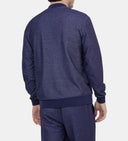 Hanorac PALZILERI, Zip-up Cotton-blend Sweatshirt