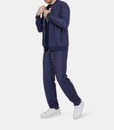Hanorac PALZILERI, Zip-up Cotton-blend Sweatshirt