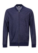 Hanorac PALZILERI, Zip-up Cotton-blend Sweatshirt