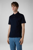 Tricou PAL ZILERI, Guler Polo, Bleumarin