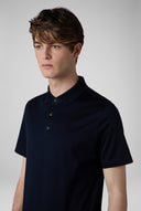 Tricou PAL ZILERI, Guler Polo, Bleumarin