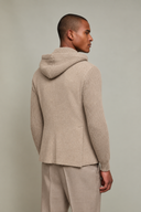 Jacheta LBM, IVAN wool jersey blazer - Beige