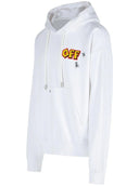 Hanorac OFF WHITE ,Logo Printed Drawstring Hoodie