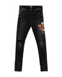 Jeans AMIRI, Patch-detailing skinny jeans