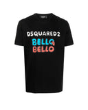 Tricou DSQUARED2, Bello Print, Black