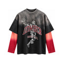 Bluza Bomber, DOUBLE SLEEVE T-SHIRT