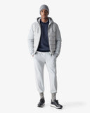 Pantaloni CORNELIANI, Light grey stretch technical fabric joggers