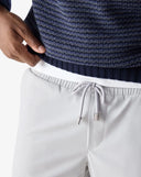 Pantaloni CORNELIANI, Light grey stretch technical fabric joggers