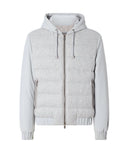 GEACA CORNELIANI, quilted hooded jacket, Gri
