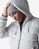GEACA CORNELIANI, quilted hooded jacket, Gri