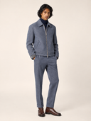 Jachetă JACOB COHEN cu model herringbone – Albastru