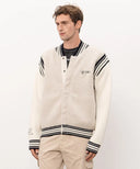 Cardigan OFF WHITE alpaca wool - Beige