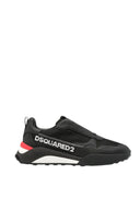 SNEAKERS DSQUARED2, D2 Flow Sneakers, Black and and red
