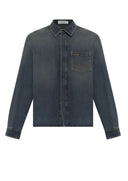 Jacheta Golden Goose, NAVY BLUE Denim shirt