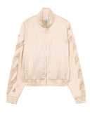 Jacheta OFF WHITE,Diagonals Lace Satin Track Jacket