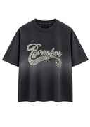 Tricou Bomber, Logo, Black T-shirt