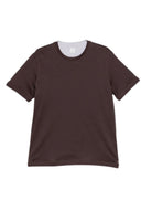 Tricou ELEVENTY, contrast-trim T-shirt