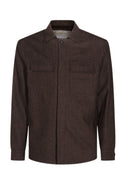 Jacheta ELEVENTY,flap-pocket shirt jacket,Brown
