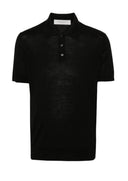 Tricou GOLDEN GOOSE, fine-knit polo shirt