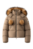Geaca MOOSE KNUCKLES Everest Hooded Down Puffer – Bej