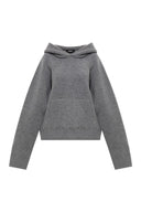 Hanorac DSQUARED2, Grey Hooded Sweatshirt