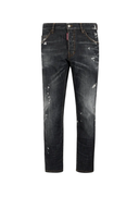 Jeans DSQUARED2 Skater White Marks – Negru