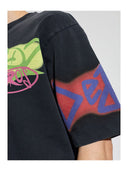 Tricou DSQUARED2, graffiti-print T-shirt, Negru