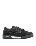 Sneakers FENDI, Match, Monogram Print, Black