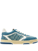 Sneakers GUCCI, Re-web, Monogram Denim Sneakers, Blue
