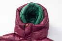 Geaca ALPHASTYLE, Kudu Double Hood Down Jacket, Burgundy