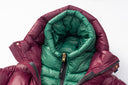 Geaca ALPHASTYLE, Kudu Double Hood Down Jacket, Burgundy