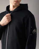 Jacheta Moose Knuckles, Hartsfield Zip-Up Hoodie, Negru